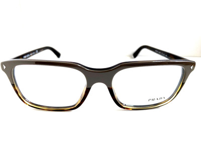 New PRADA VPR 04R TFL Rx-able 54mm Gray Tortoise Ombre Men's Eyeglasses Frame