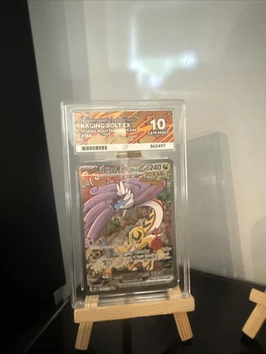 Pokemon Prismatic Evolutions Special Illustration Rare Raging Bolt, EX, ACE 10