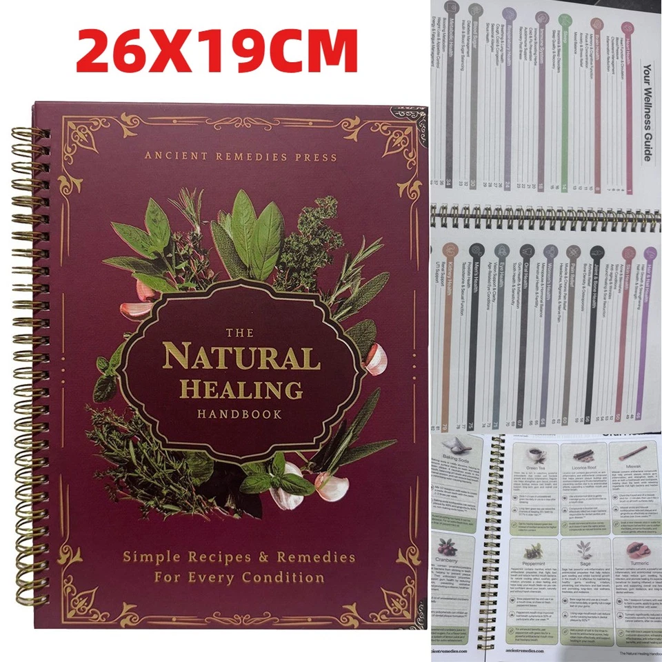 The Natural Handbook Bound For Herbal Remedies And Natural Recipes By Ancient - Image 2 of 4