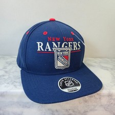 Vintage New York Rangers Snapback Hat In Blue By CCM Youth Size