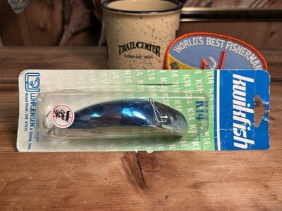 Vintage Luhr Jensen K14   Kwikfish #936 Blue Scale Steelhead Fishing Lure