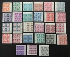 SCOTT #1030-1053 MINT NH 1954-1968 LIBERTY ISSUE PLATE BLOCKS COMPLETE SET  #MY5
