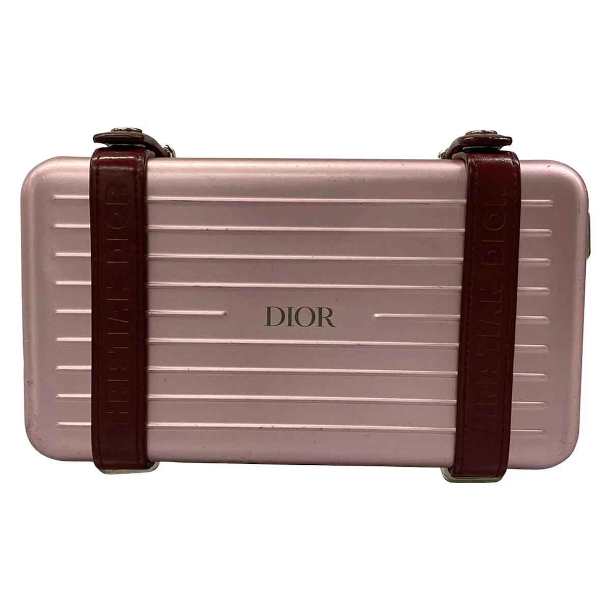 DIOR/ChristianDior Dior and RIMOWA Personal Clutch Bag Pink 