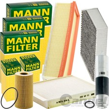 MANN INSPEKTIONSPAKET passend f&uuml;r MERCEDES C KLASSE W S 205 C180 C200 BLUE TEC
