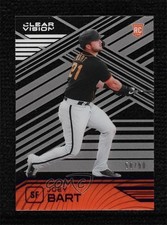 2021 Panini Chronicles Clear Vision Blue 50/50 Joey Bart #11 r0j