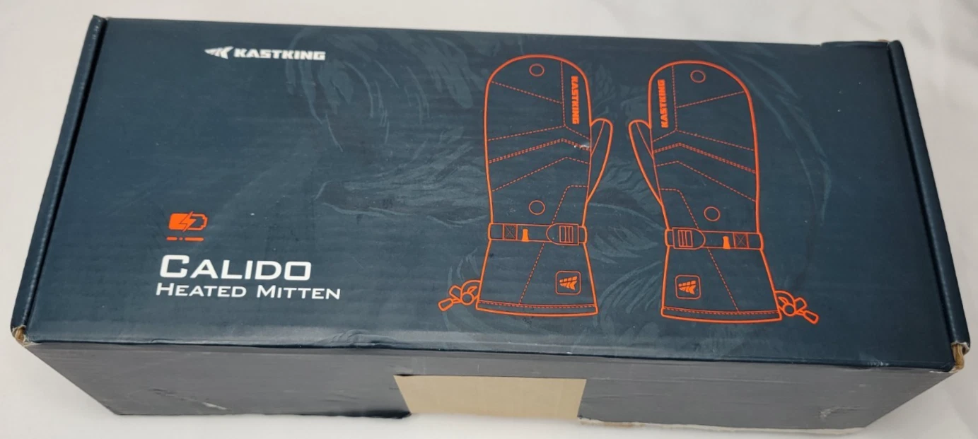 KastKing Calido Heated Mittens XL 7.4V 3M Thinsulate Flip-Top Ice Fishing Ski