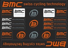 Bicycle Vinyl Frame Stickers Custom Compatible with BMC Orange
