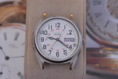 Vintage SEIKO 0903 SQ Quartz Railroad Men's Watch--4 Repair