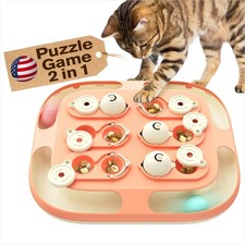 KADTC Large Cat Treat Puzzle Toy Indoor Cats Brain-Teasing Game