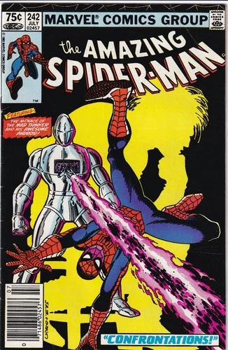 The Amazing Spider-Man # 242 CPV Newsstand Cover Marvel VF 1983