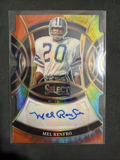 2025 Panini Select - Mel Renfro Cowboys Signatures Tie Dye Prizm DieCut 4/25