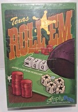 Simply Fun Texas Roll-Em Boardgame Family Game Night New Sealed 