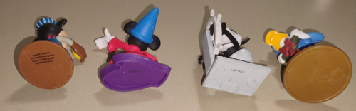 Disney PVC Cake Topper Figures Steamboat Mickey Wreath Donald Duck Fantasia - Picture 10 of 10