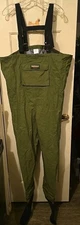 hodgman wadelite chest waders green size MS***read