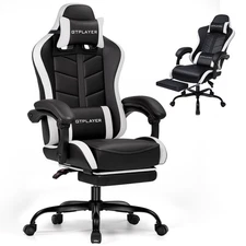 GTPLAYER Gaming Chair, Ergonomic Game Computer Chairs with Foot Rest for Adul...