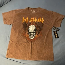 Def Leppard 2017  Bioworld TShirt Skull/Wings Officially Licensed size XL w tag