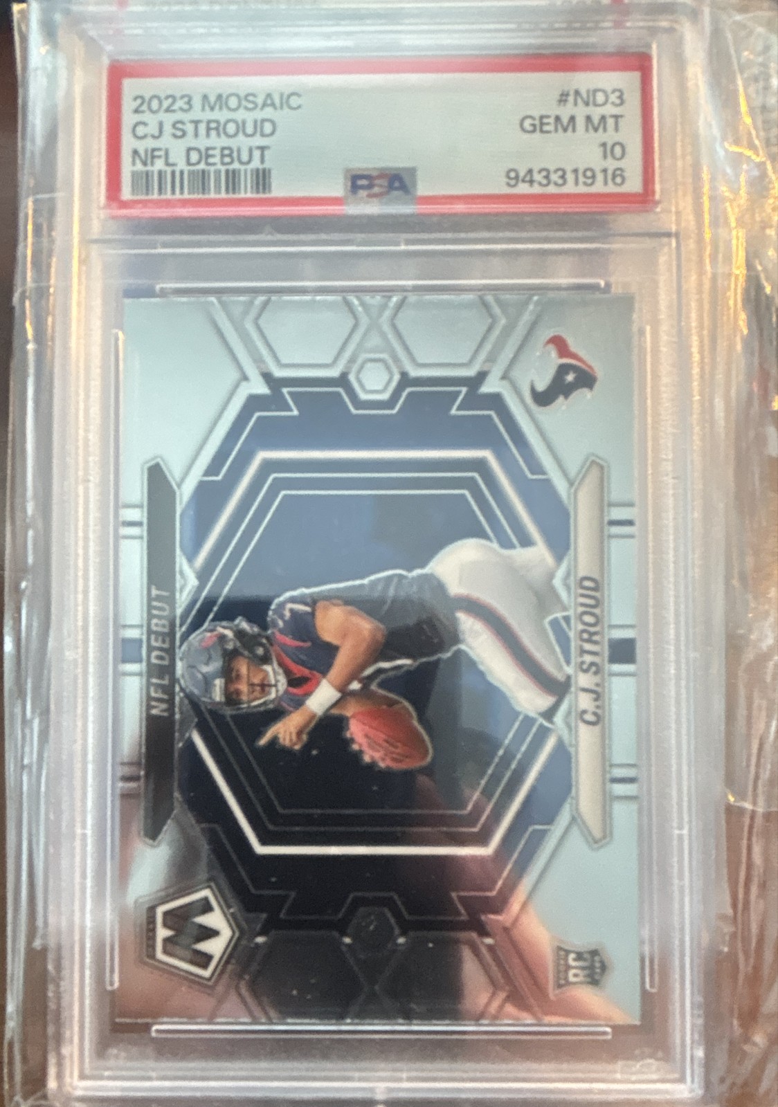 CJ Stroud Panini Mosaic NFL Debut #ND3 Base