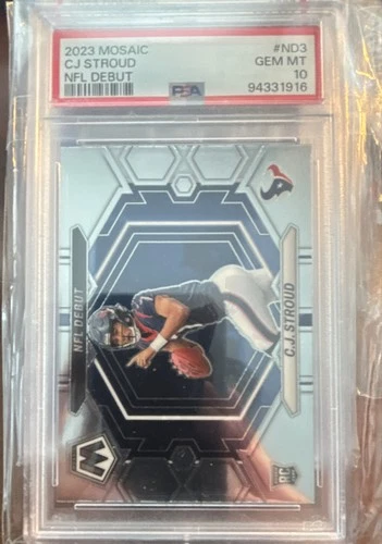 2023 Panini Mosaic - NFL Debut C.J. Stroud #ND-3 (RC) PSA 10
