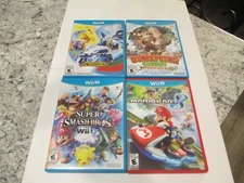 NINTENDO WII U 4 GAME BUNDLE LOT TESTED