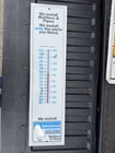 VINTAGE ADVERTISING WALKER MUFFLER TIN WALL THERMOMETER M-772