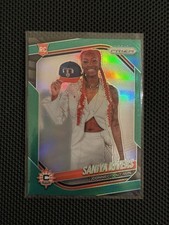 2025 Panini Prizm WNBA Saniya Rivers RC #150 Green Prizm SP - Rookie Variation