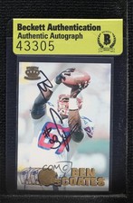 BAS 1997 Pacific Crown Collection Ben Coates #242 Authentic Auto 3c7