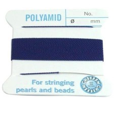 Dark Blue Griffin Nylon Bead Stringing Cord 2