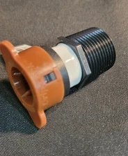 Hydro-Rain 1/2" Drip-lock to 3/4" MPT Outdoor Irrigation System Push Fit