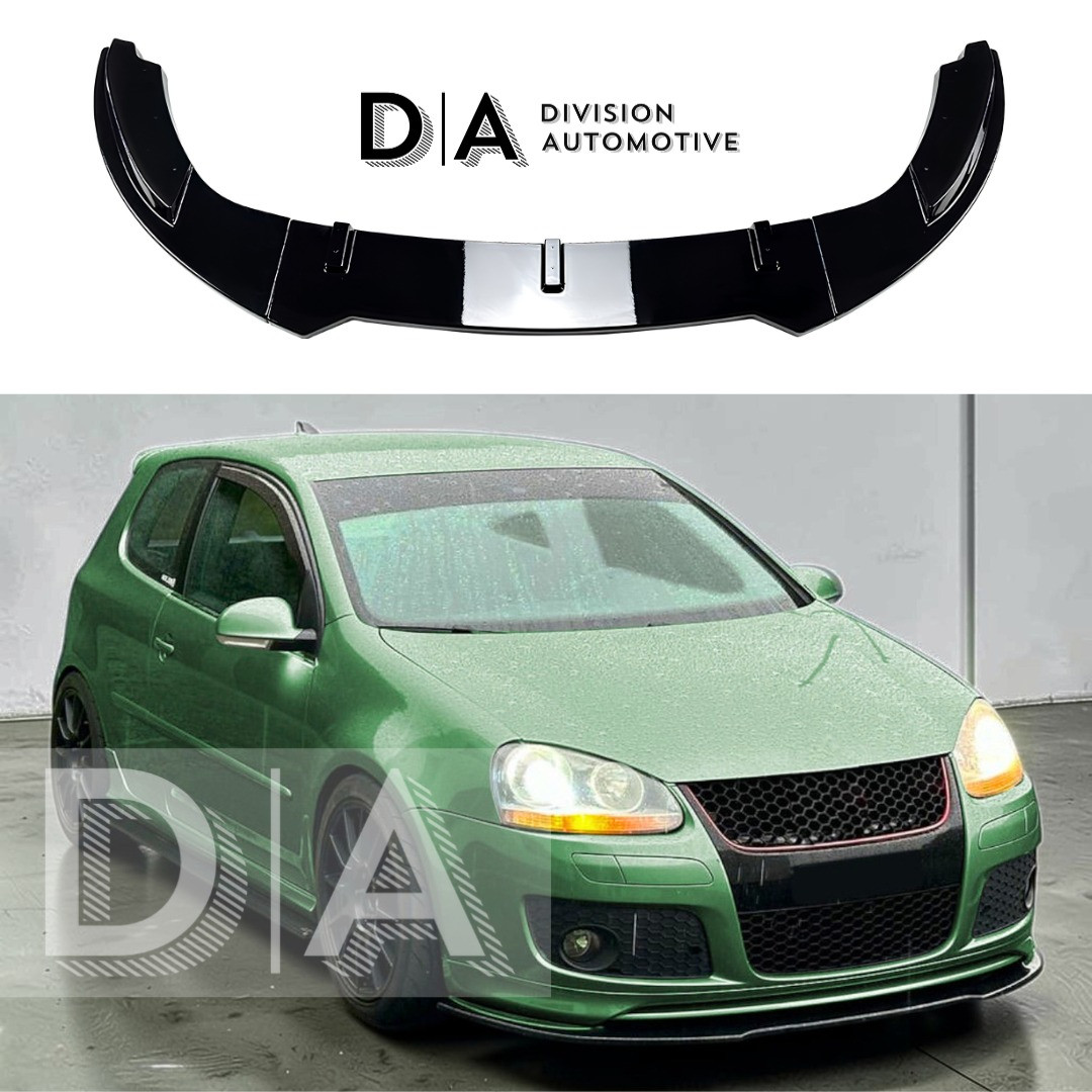 Glossy For VW Golf MK5 GTI GT TDI Front Splitter Spoiler Lip Body Kit 2003-08 - Image 10