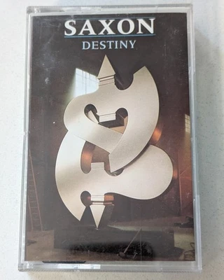 Saxon - Destiny [1988] Cassette Tape Album - TCEMC 3543 - Image 1 of 4