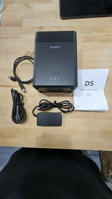 Orico 3529 External Hard Drive Enclosure Black 2-Bay 3.5'' SATA/HDD/SSD USB 3.0