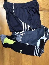 Kids 10-11 Yrs Real Madrid Size 24 Navy Full Kit 42cm Pit To Pit With Tags