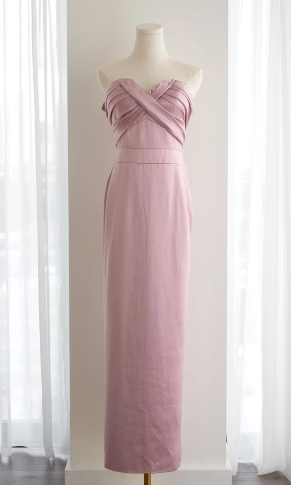 Vestido Christian Dior de John Galliano Pre-Otoño 2008 Rosa Lavanda Seda Foto 3 de 4