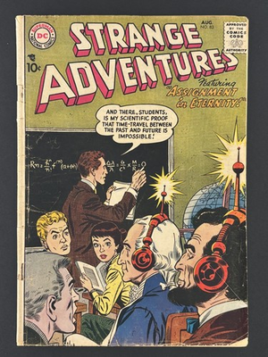 #ad Strange Adventures #83 Low grade early Silver Age 1957 3.0 G VG C $44.95