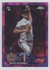 2023 Chrome Update Magenta & Purple Lava Lamp Refractor /299 Brent Headrick 2o0