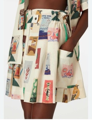 Oroton Matchbox Skirt Size 6