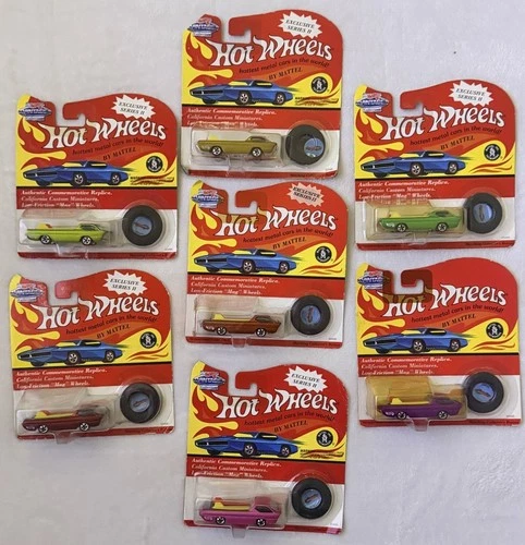 Hot Wheels Exclusive Series II Lot (7) Vintage Diecast Cars MOC Redline Style