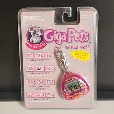 Giga Pet Komputer Koala Bear Vintage 1997 Virtual Pet Toys Pink New - Free Ship!