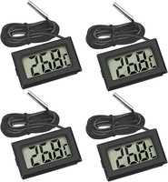 Digitales LCD Thermometer Temperaturmonitor Externer Sensor FüR Haushalt Garten