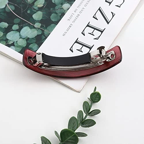 Correas de pelo retro grandes para mujer, pinzas para el cabello pasadores de clip franceses exquisitos... Foto 3 de 4