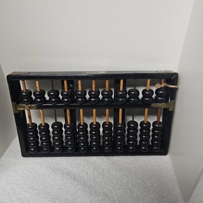 Vintage Lotus Flower Brand Abacus Hand Made in China
