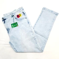 Bornfly Premium Big & Tall Men's Jeans Blue Distressed Slim Straight Fit Denim