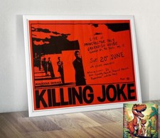 Killing Joke 1981 Live Concert Tour Poster - 30"x24"