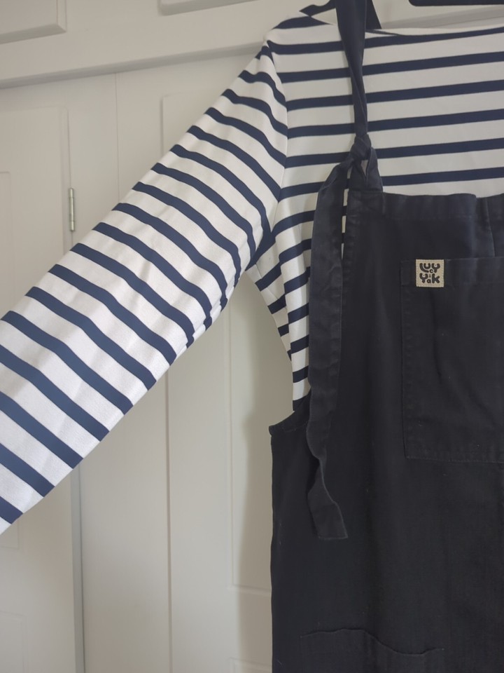 Lucy And Yak Dungarees 14R Black With M&S Size 16 Top! eBay