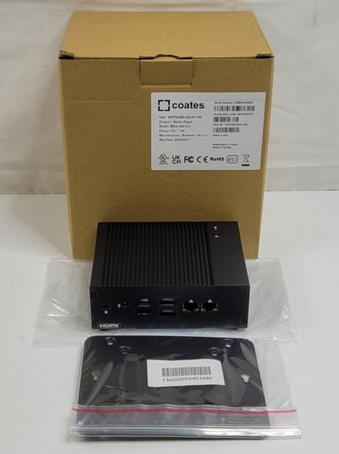 COATES Digital Signage HD Media Player J6412 Fanless PC COATES-6412-NA - Picture 2 of 9
