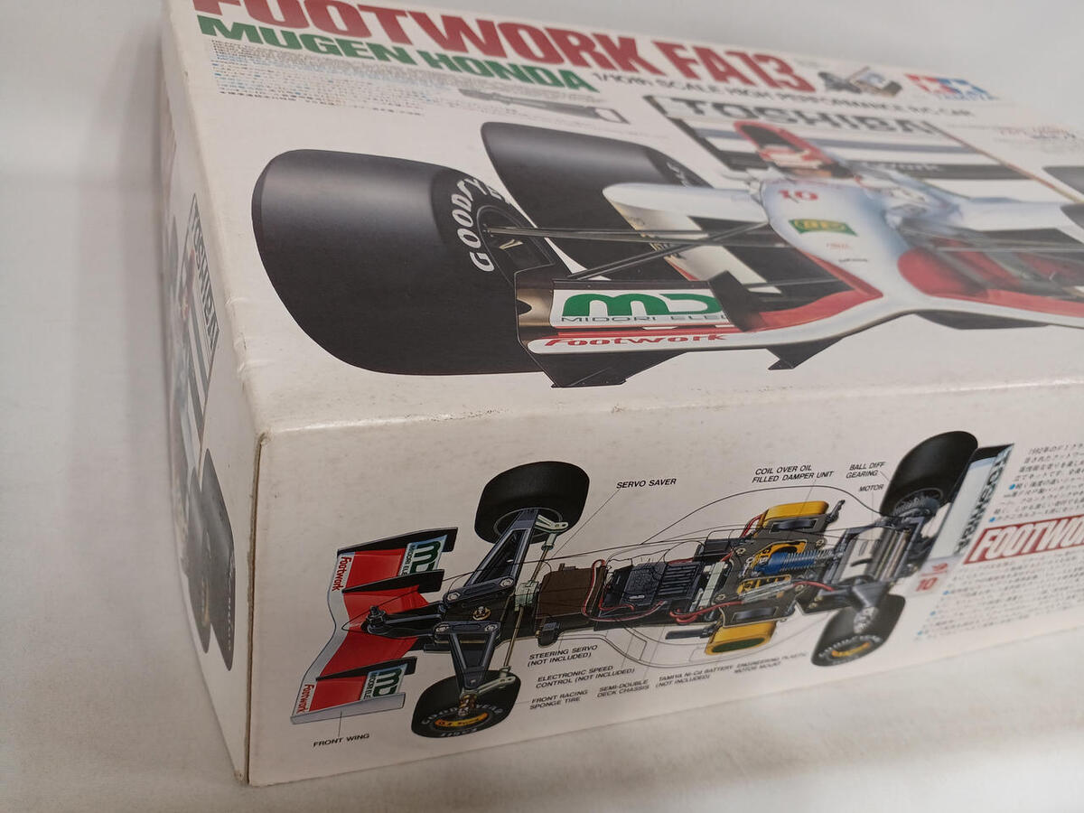 ホビーラジコン TAMIYA FOOTWORK FA13 MUGEN HONDA 1/10 TAMIYA VINTAGE 1/10 RC F102 HONDA FA13 MUGEN FOOTWORK F-1 F1