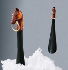 Horse Head with Nose Ring Shoe Horn Unique Keepsake Vintage
