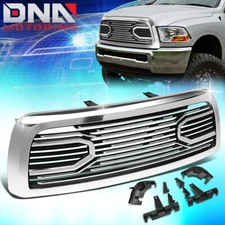 FOR 2010-2018 DODGE RAM 2500 3500 POLISHED BADGELESS BIG HORN STYLE FRONT GRILLE