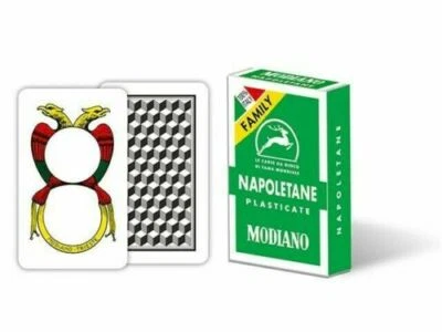Carte napoletane MODIANO FAMILY Mazzo Di 40 Carte SCOPA BRISCOLA TRESETTE