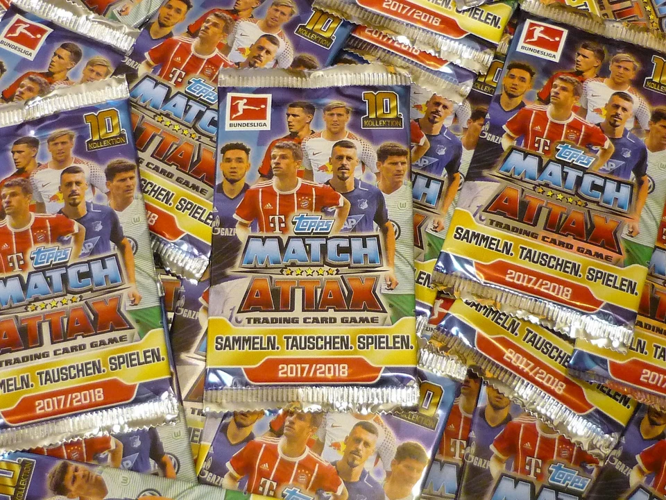 Topps Match Attax 2017 / 2018 - 20 Boosters 100 Cards Bundesliga 17 / 18 ROOKIE?